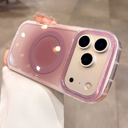 Apple iphone Airbag Anti-Fall Pink Gradient No Lanyard Case (Exclusive)