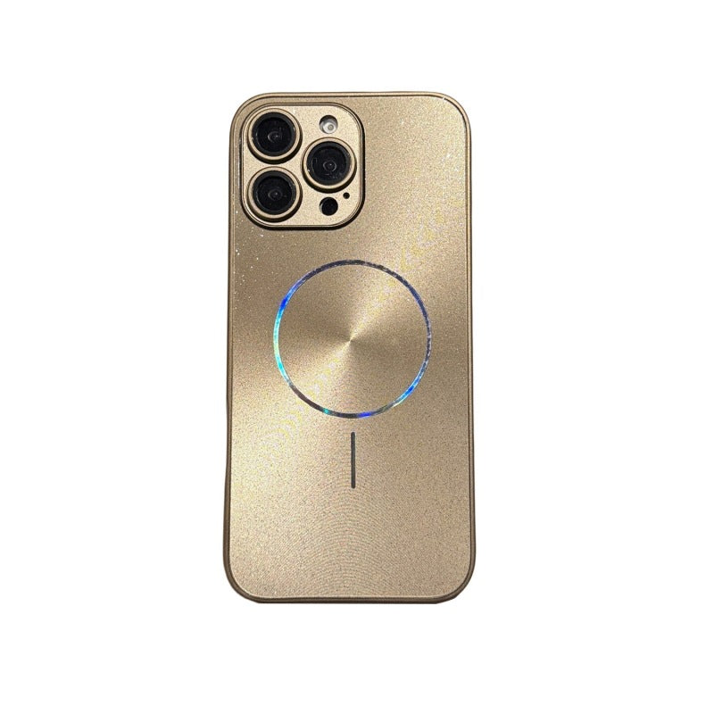 Apple Iphone Ice Crystal Glitter Fine Circle Cover  (Exclusive)