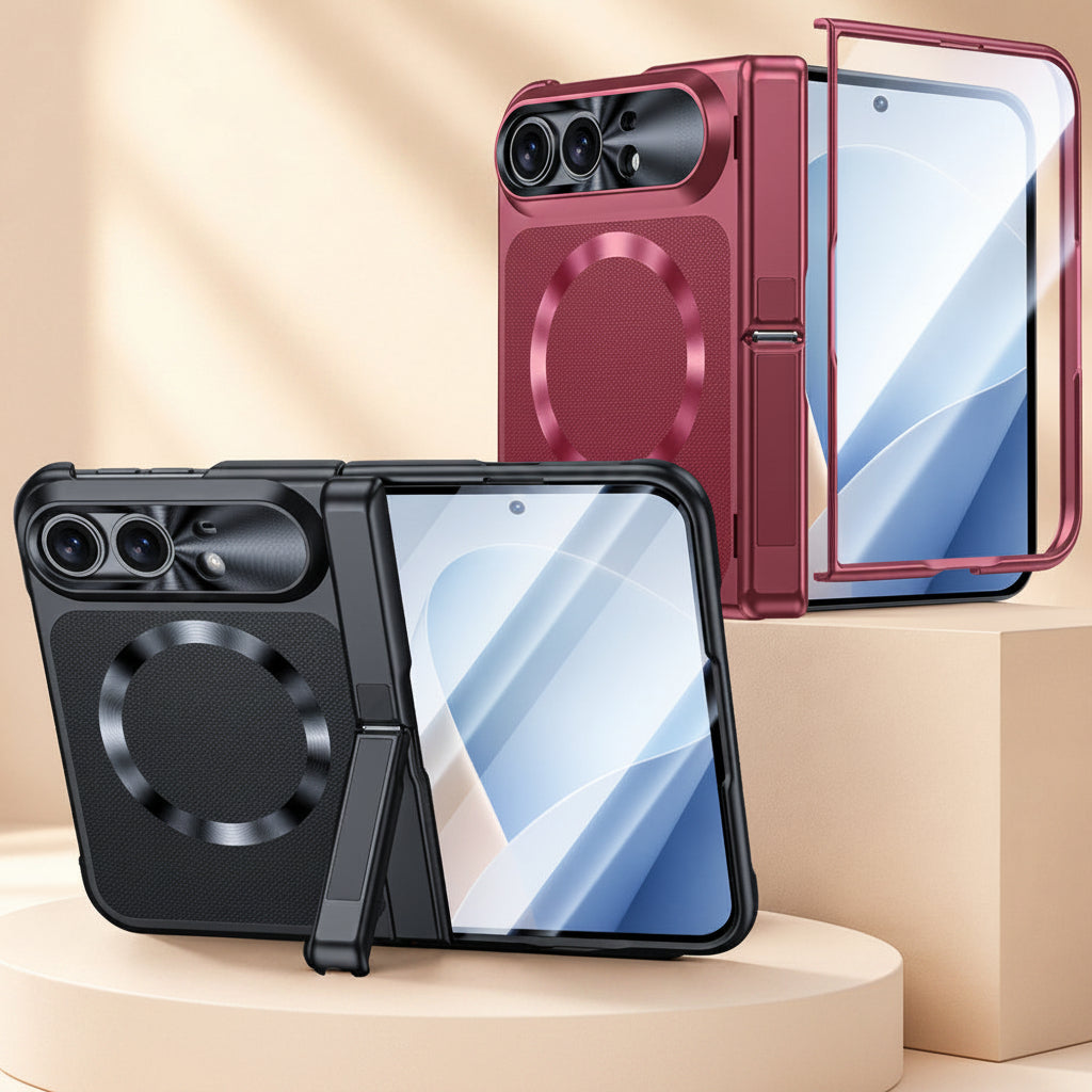 Apple Iphone Ultra folding magnetic hinge case with Screen Protection Case (Exclusive)