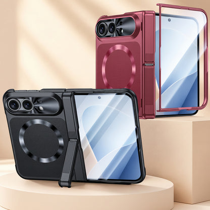 Apple Iphone Ultra folding magnetic hinge case with Screen Protection Case (Exclusive)