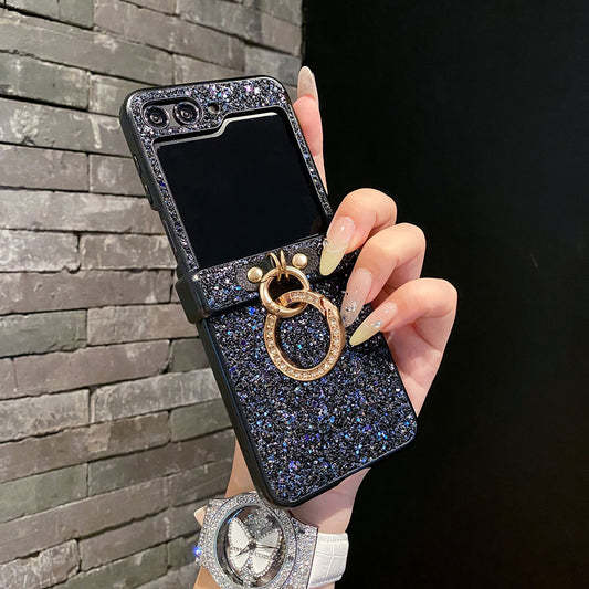 Samsung Z Flip Glitter texture Case (Exclusive)