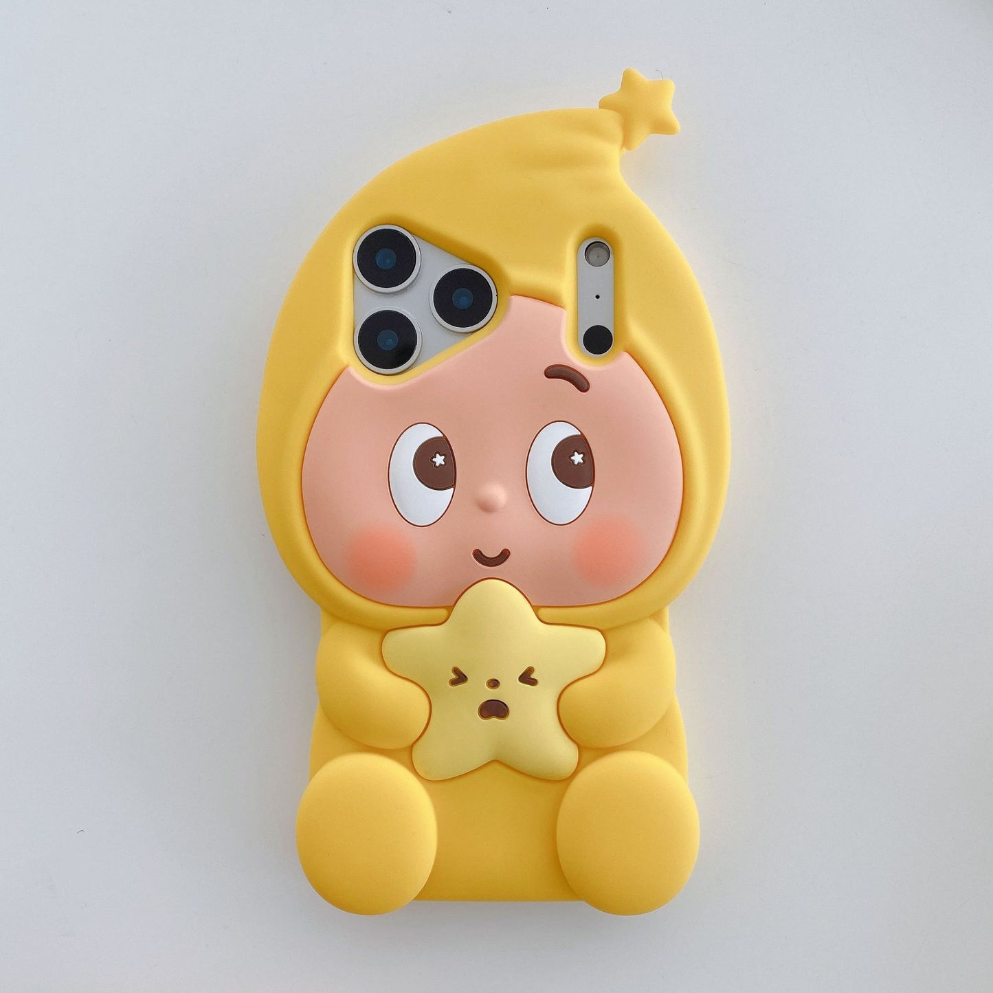 Apple Iphone Cartoon Stereo Star Man Case (Exclusive)