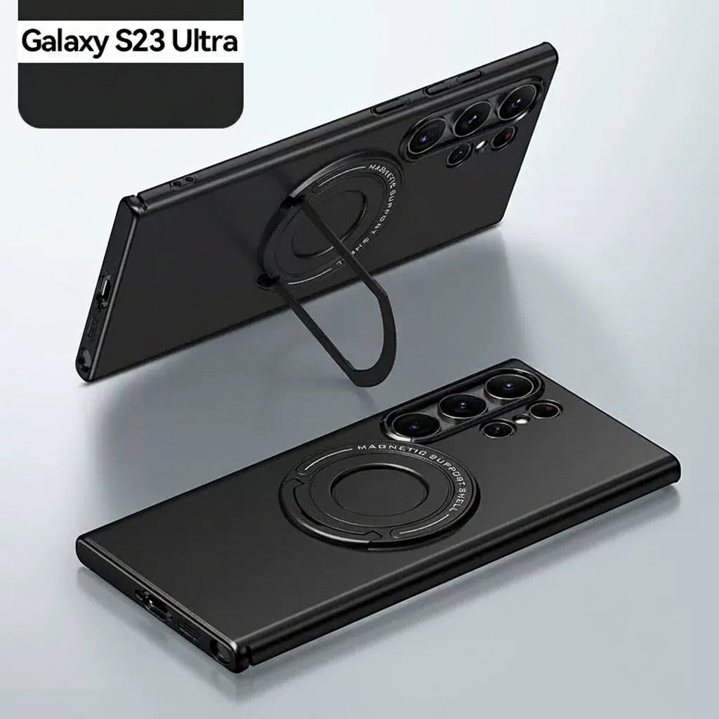 Samsung Ultra series Matte Invisible Pull-Rod Stand Magnetic Magsafe Hard Protective Case (Exclusive)