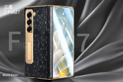 Samsung Fold series Electroplated Snake Pattern Case (Exclusive)