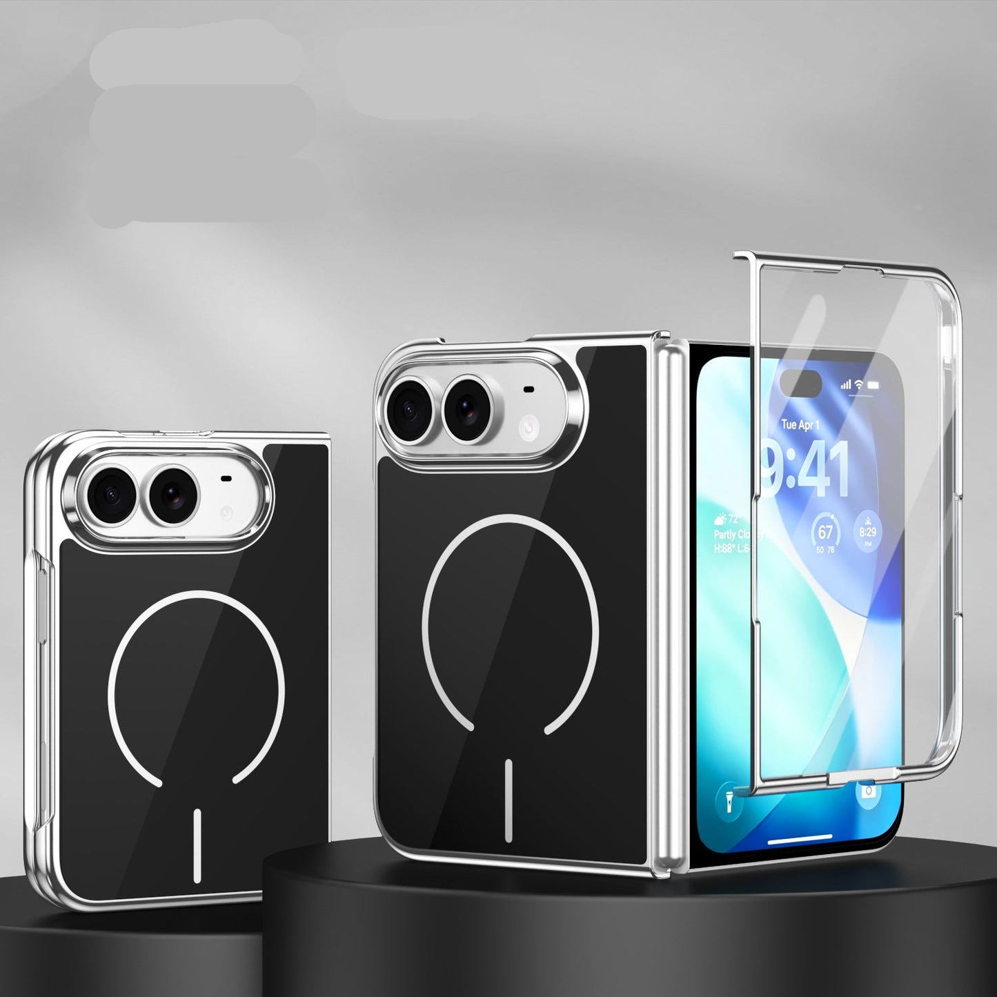 Apple iPhone Ultra foldable glass magnetic screen protector case (Exclusive)