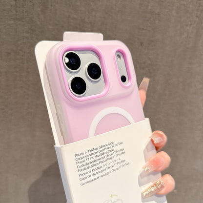 Apple iphone Series Magnetic Frosted  Jelly Two-In-One Anti-Fall Case (Exclusive)