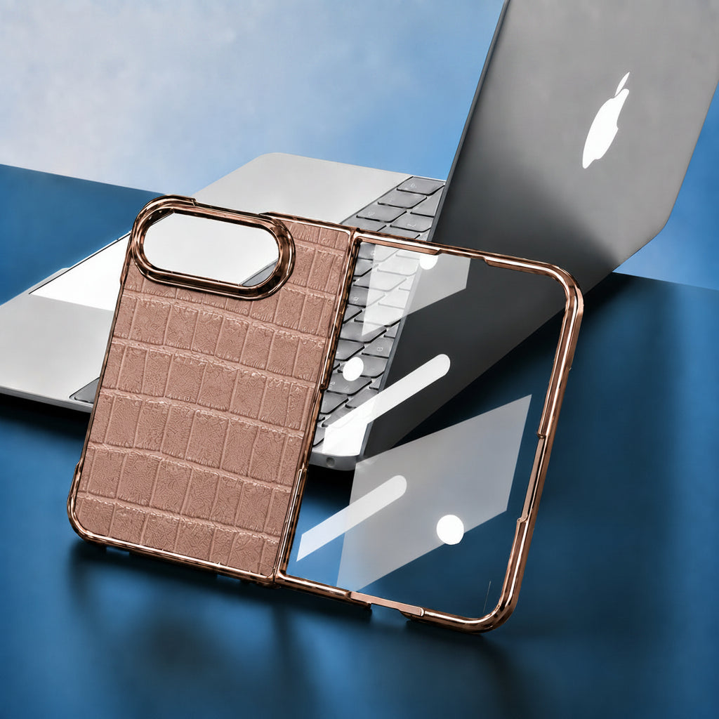 Apple Iphone Ultra Fold series Crocodile Pattern Foldable Phone Case (Exclusive)