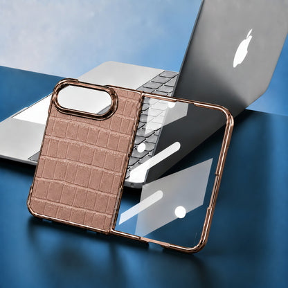 Apple Iphone Ultra Fold series Crocodile Pattern Foldable Phone Case (Exclusive)