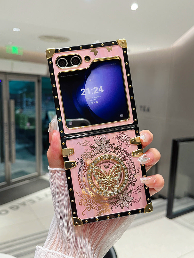 Samsung Flip creative bracket folding mobile phone case (Exclusive)