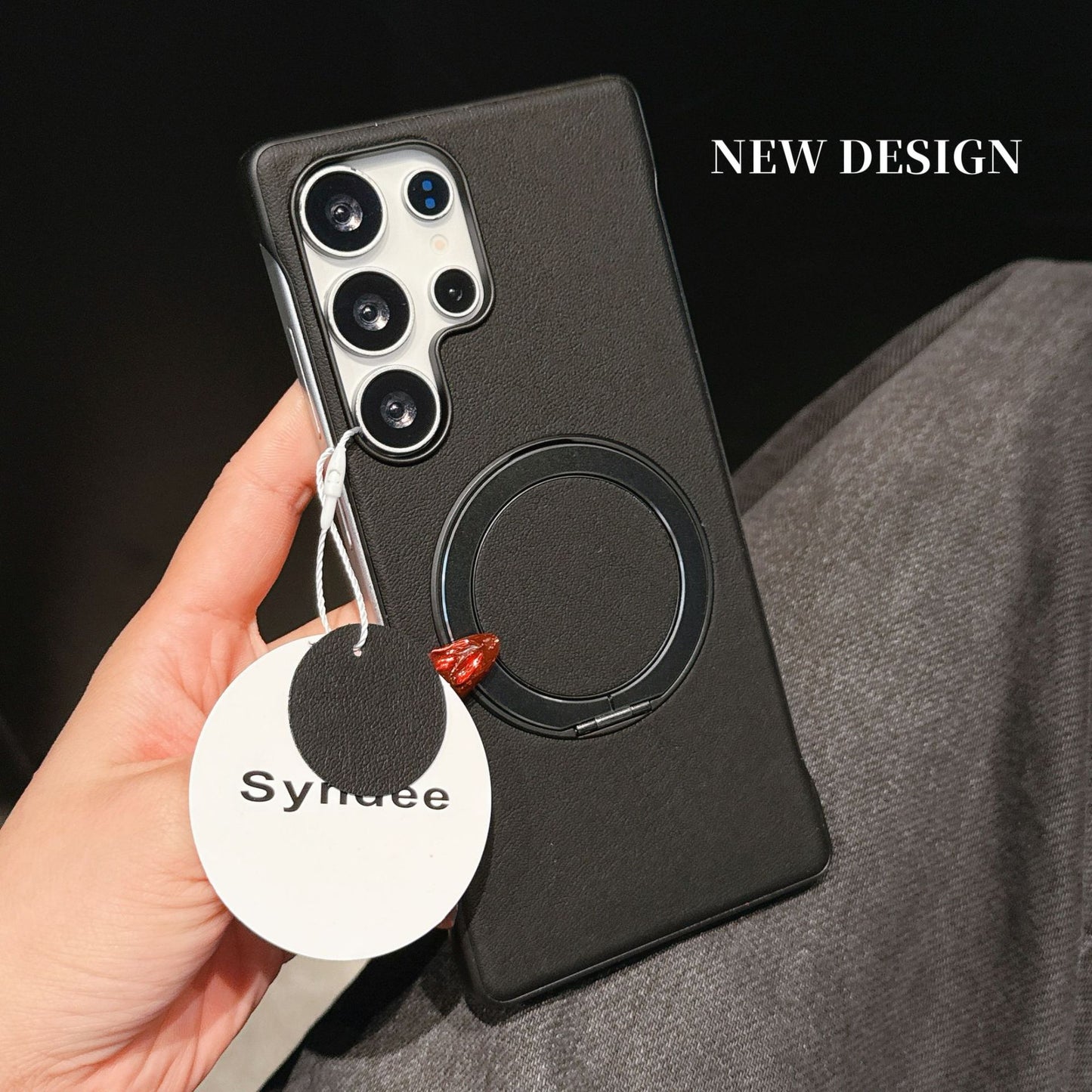 Samsung Ultra Series Plain Leather Cover with Stand with Vibrant Colors  (Exclusive)