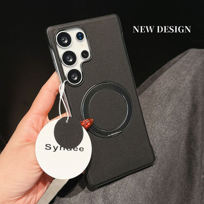 Samsung Ultra Series Plain Leather Cover with Stand with Vibrant Colors  (Exclusive)