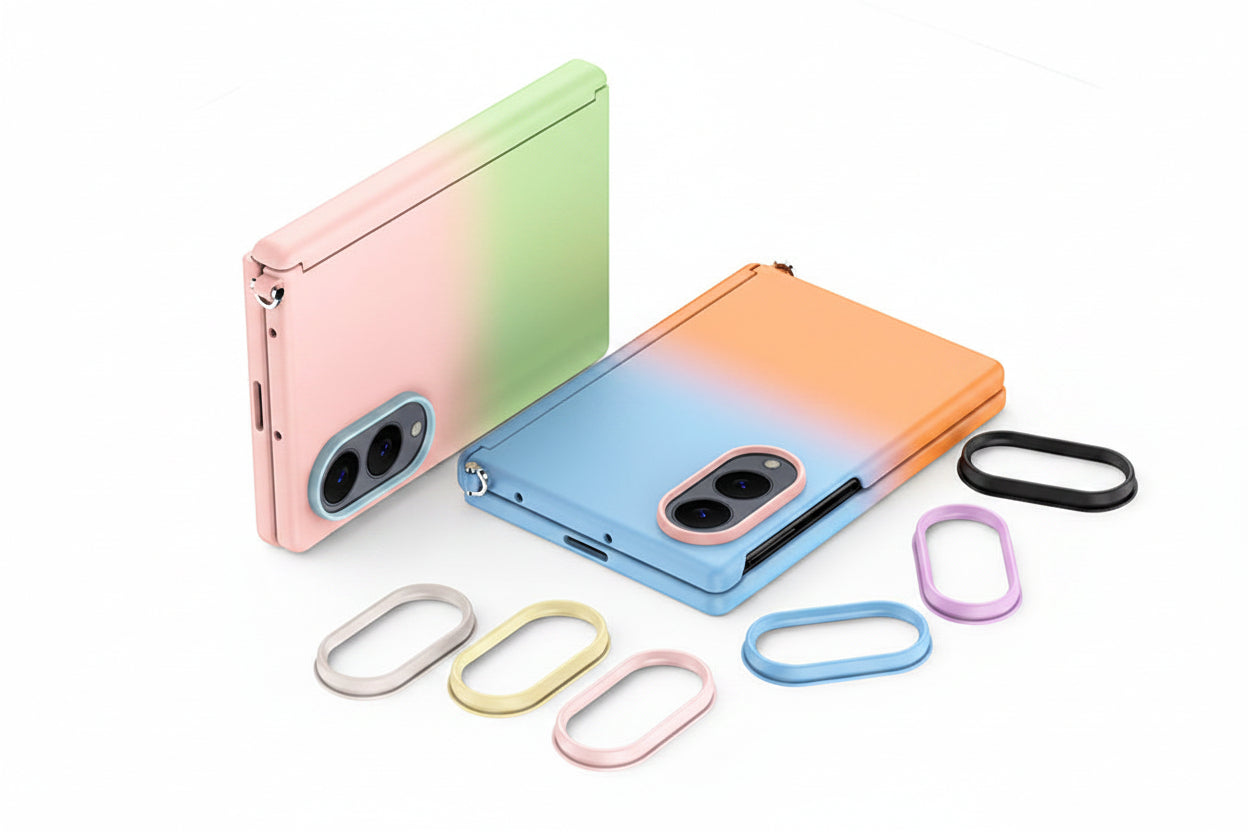 Samsung Fold Mirror Shield Skin-Like Texture Foldable Protective Case (Exclusive)