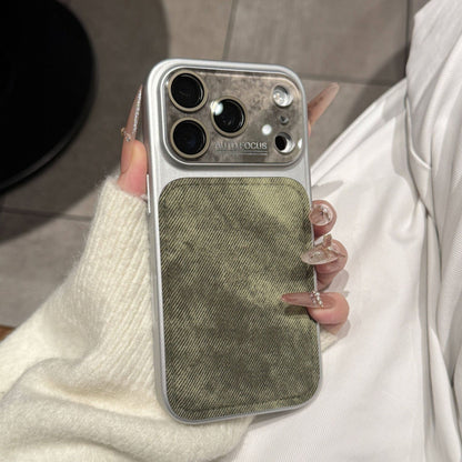 Apple Iphone Denim Pattern Suitable Film for Autumn and Winter Case (Exclusive)