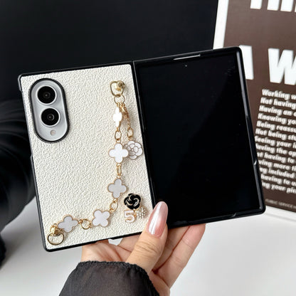Samsung Fold colorful Chanel-style bracelet protective case (Exclusive)