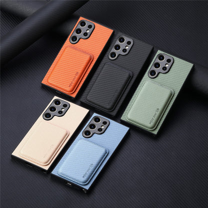Samsung Galaxy Ultra Series Phone Case with Magnetic 2 in 1 Card Holder Leather Case  (Exclusive)