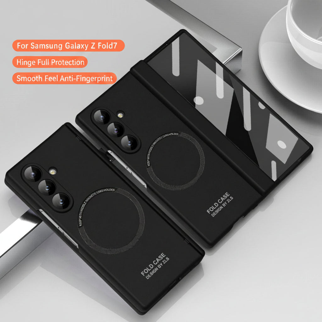 Samsung Fold series Extraordinary Magnetic Pen Slot Hinge All-Inclusive Protective Case (Exclusive)