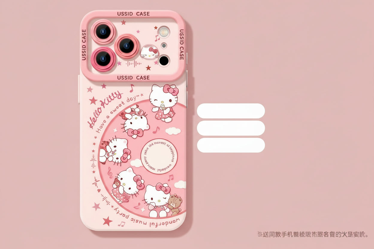 Apple Iphone New Year Big Face Cat Case Soft High Value Phone Case  (Exclusive)