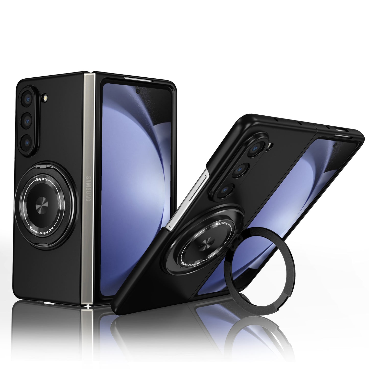 Samsung Fold & Flip Series Suitable Magnetic Rotating Stand Anti-Fall Phone Case (Exclusive)