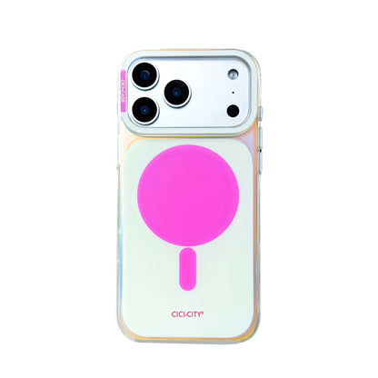 Apple Iphone Macaron High-End Laser Pure Magnetic Suction Holder Case (Exclusive)