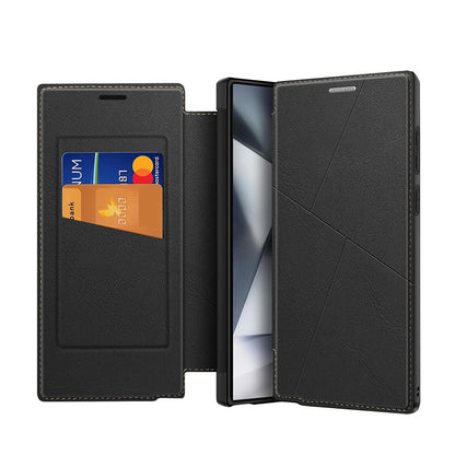 Samsung Ultra series Leather material all-inclusive thin magnetic card Case (Exclusive)