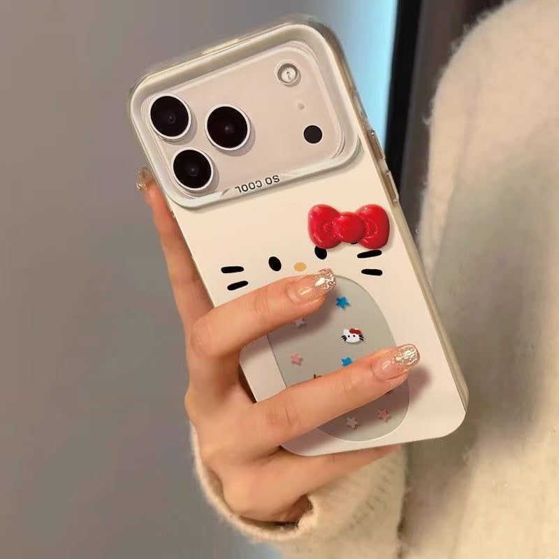 Apple iphone series Big mouth cat head suitable (Exclusive)