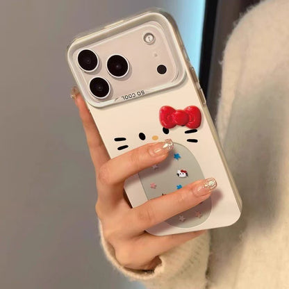 Apple iphone series Big mouth cat head suitable (Exclusive)