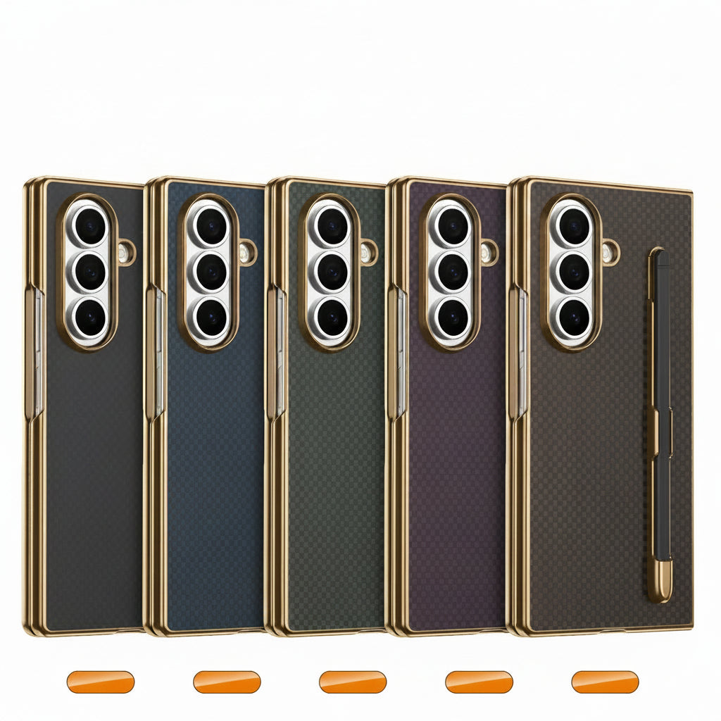 Samsung Z Fold Series Kevlar Pen Slot Case Ultra Thin Case with Pen  (Exclusive)