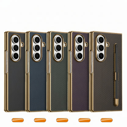 Samsung Z Fold Series Kevlar Pen Slot Case Ultra Thin Case with Pen  (Exclusive)