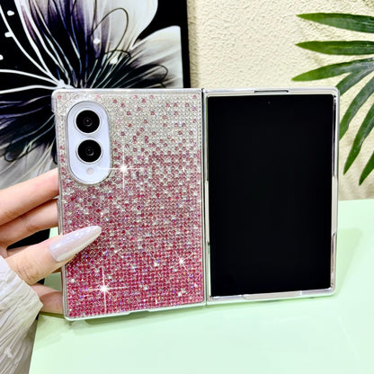 Samsung Fold electroplated gradient bracelet  diamond folding case (Exclusive)