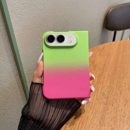 Apple Iphone Ultra fold series skin-textured gradient dual-color design case (Exclusive)