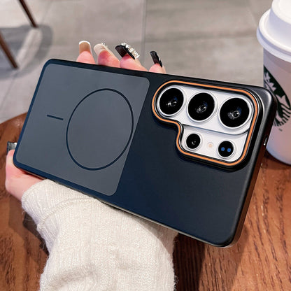 Samsusng Ultra Imitation of Original Magnetic Suction, Skin-Feel Matte Pc Anti-Fall Protective Case (Exclusive)