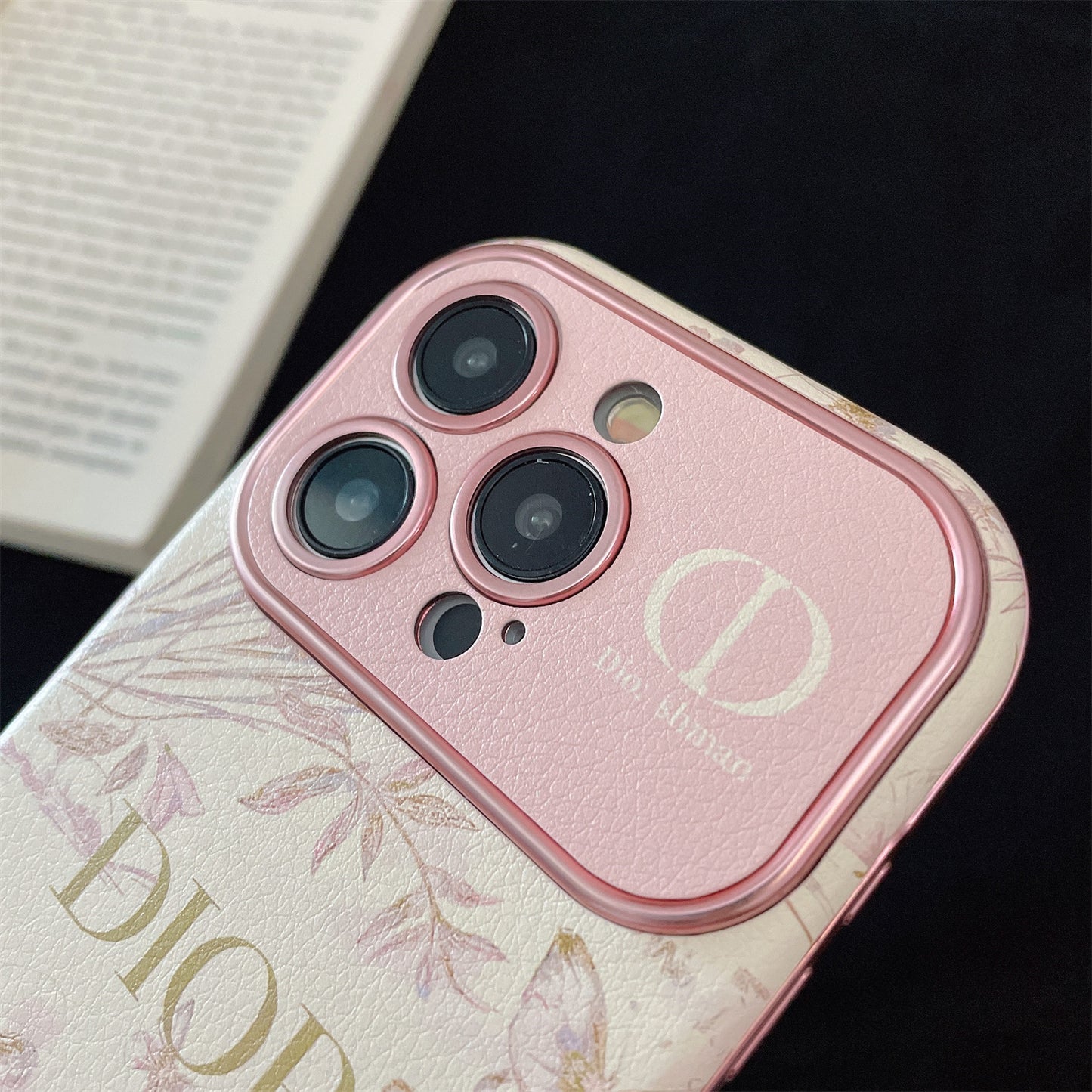 Apple Iphone series D flower Butterfly White Case (Exclusive)