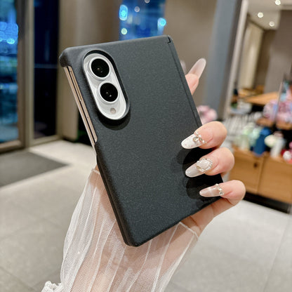 Samsung Fold wide phone magnetic closure gradient frosted case (Exclusive)