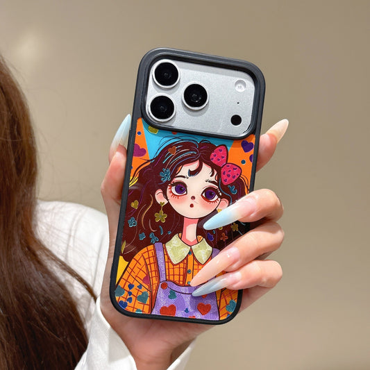 Apple iphone Cute Cartoon Girls' Fashion Creative Phone Case (Exclusive)
