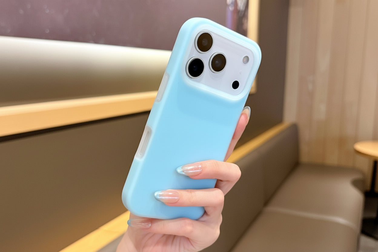Apple Iphone series Liquid Jelly Magnetic Suction Suitable Pure Color Mobile Phone Case (Exclusive)