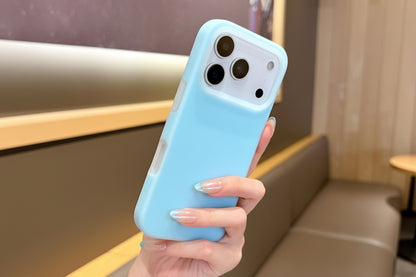 Apple Iphone series Liquid Jelly Magnetic Suction Suitable Pure Color Mobile Phone Case (Exclusive)