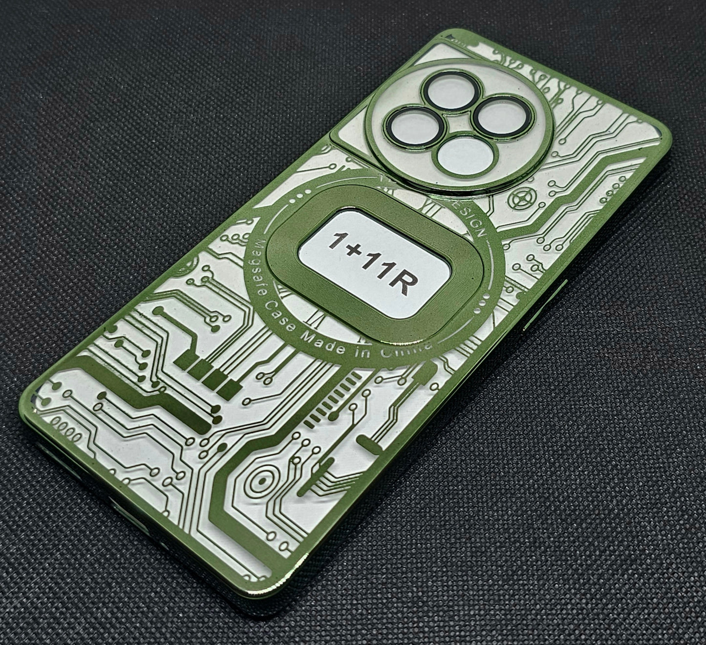 One Plus 11R Back Cover with CD Watch Machine Design
