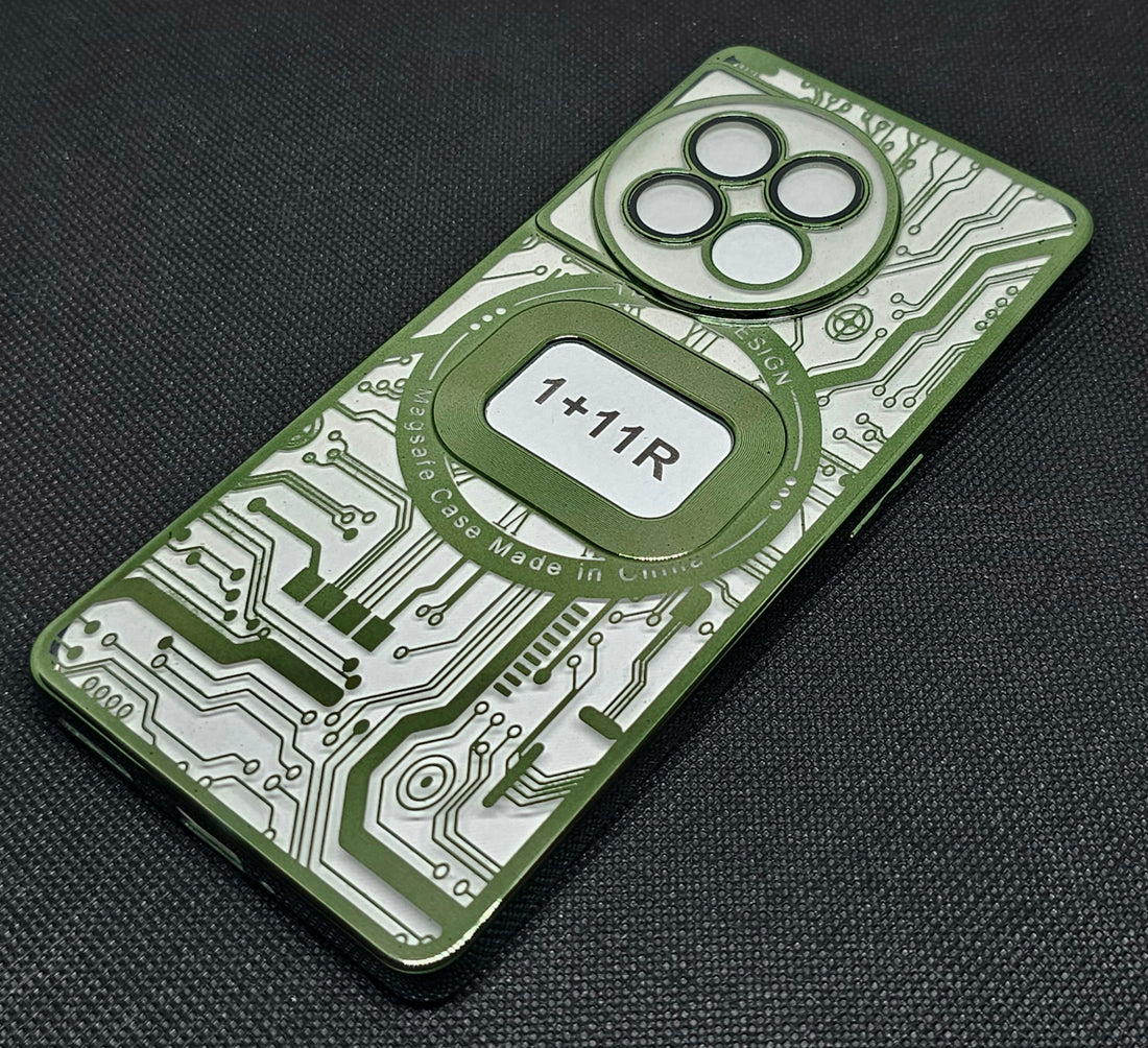 One Plus 11R Back Cover with CD Watch Machine Design soft