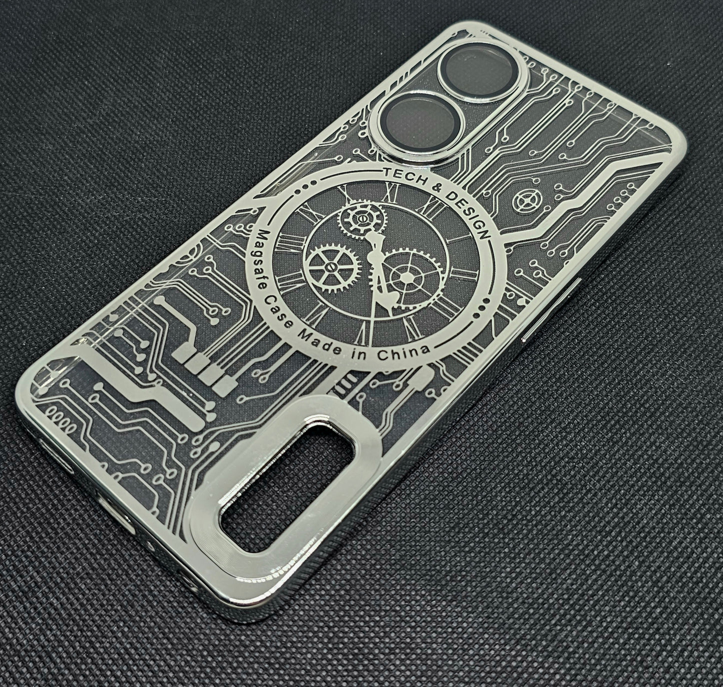 Oppo F23 (5G) Back Cover with CD Watch Machine Design