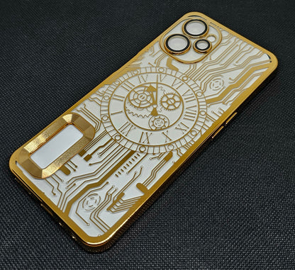 Realme 10 (5G) Back Cover with CD Watch Machine Design soft