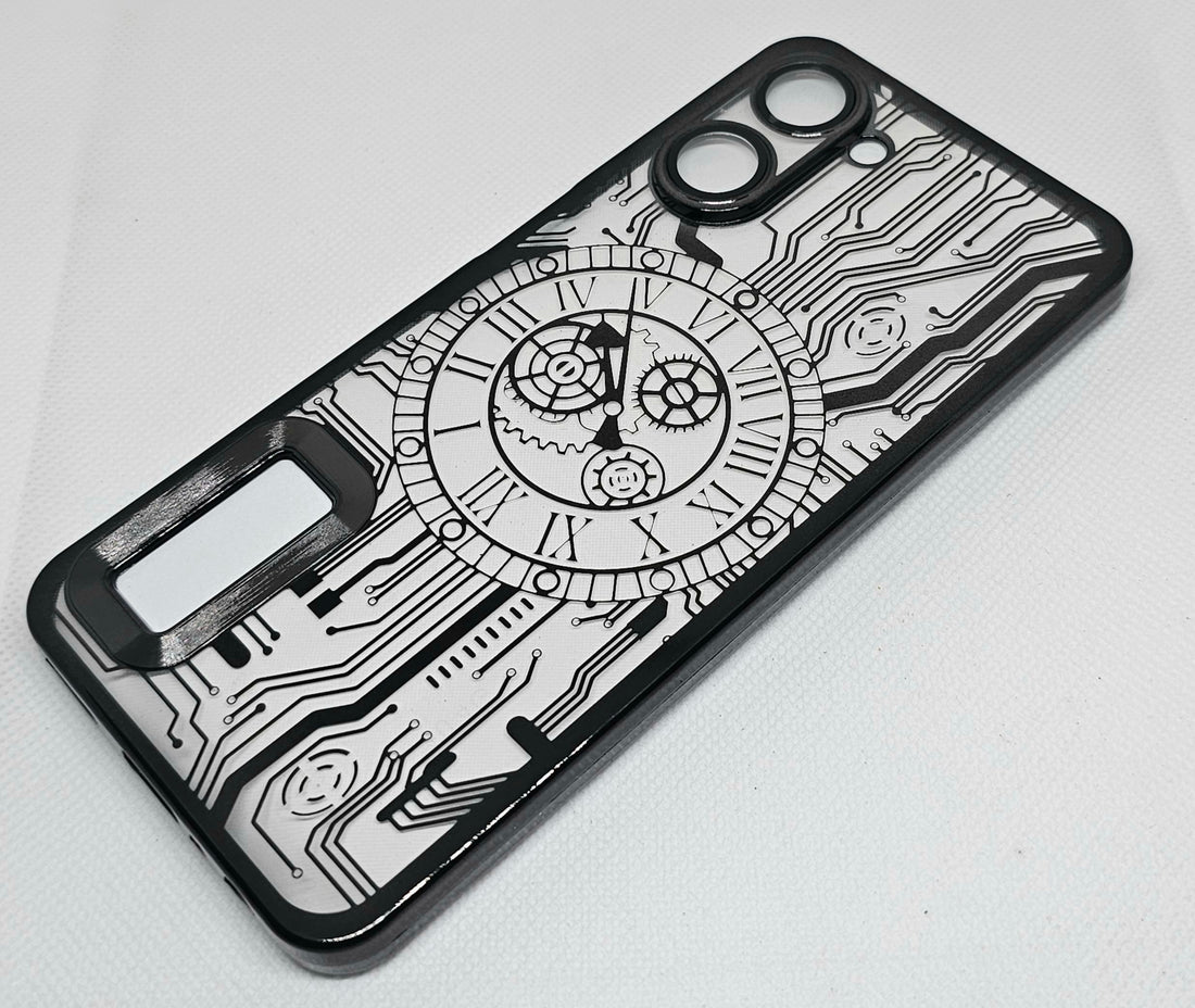 Realme 10 (4G)  Back Cover with CD Watch Machine Design soft