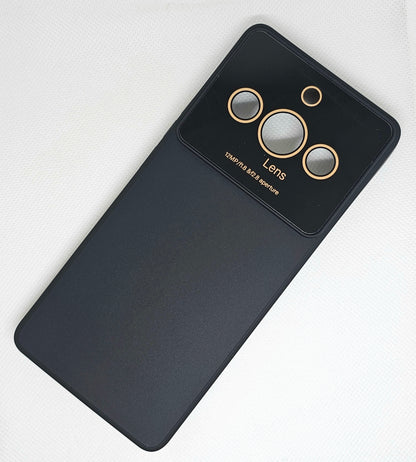 Realme 11 pro/ 11 Pro Plus Mobile  Silicone Back Cover with Protective Lens