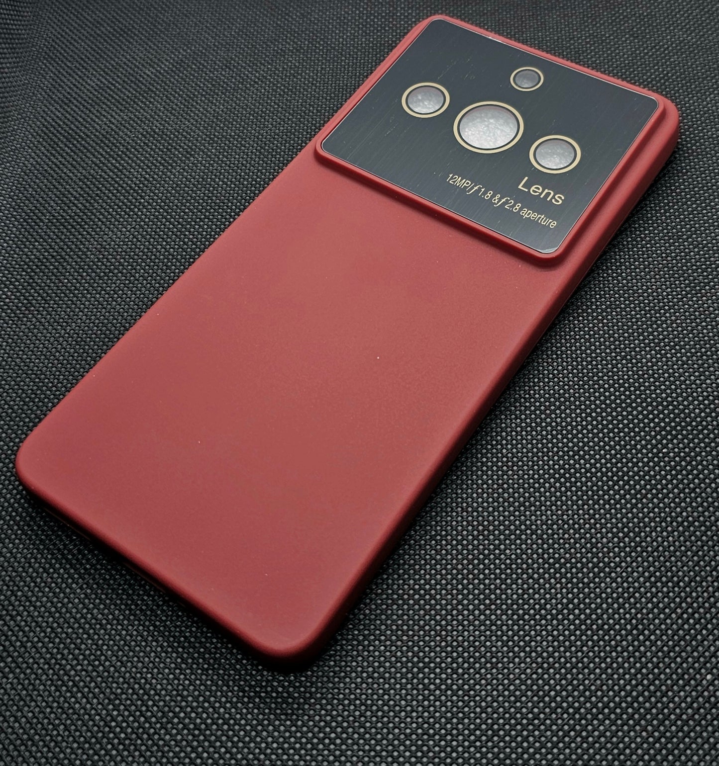 Realme 11 pro/ 11 Pro Plus  Silicone Back Cover with Protective Lens