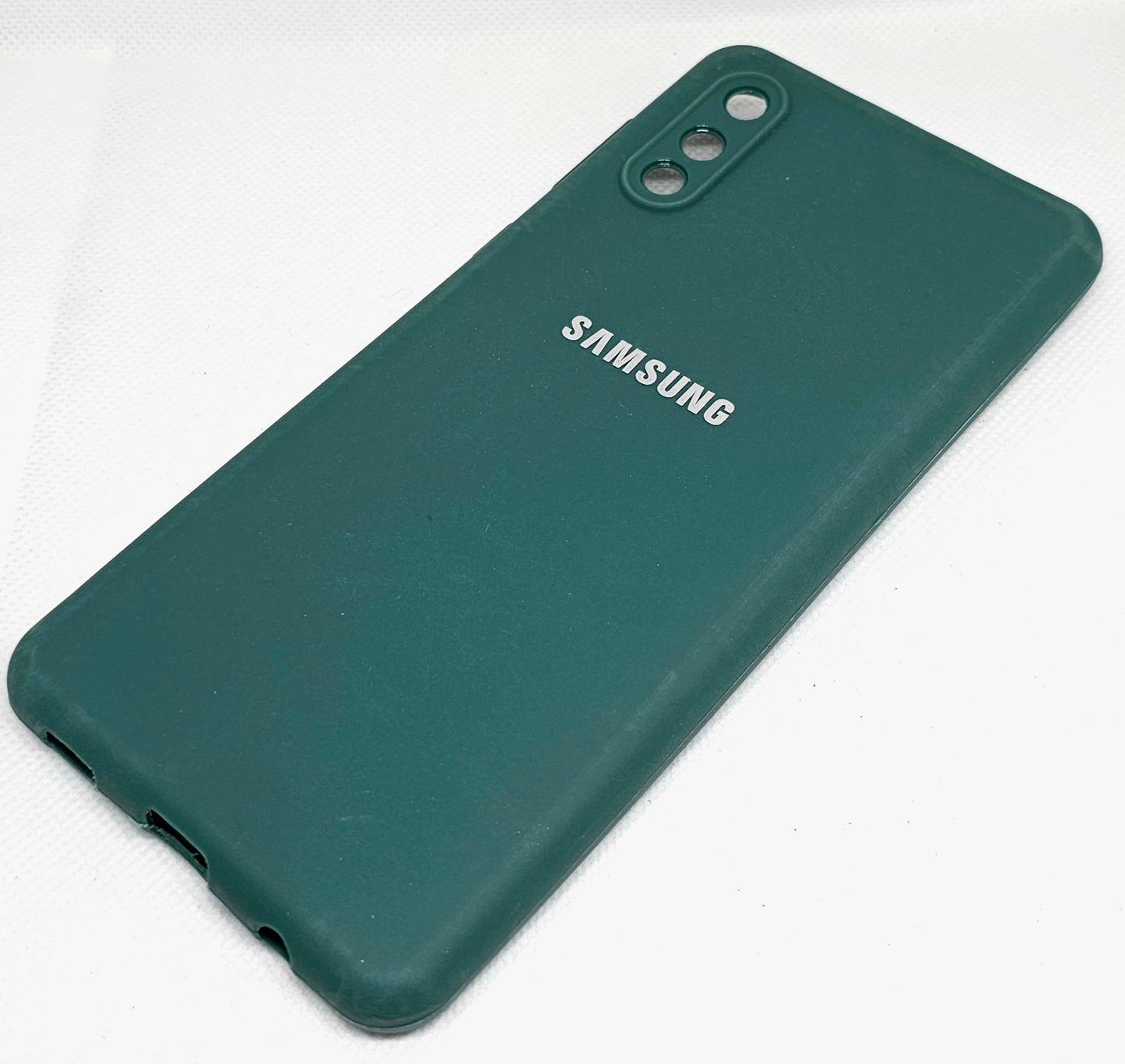 Samsung M02 Silicone + Cloth Back Cover