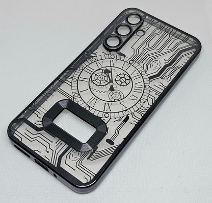 Samsung A54 (5G) Back Cover with CD Watch Machine Design soft