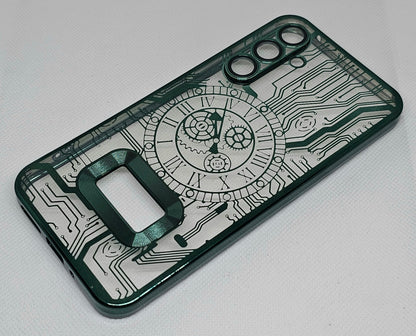 Samsung A54 (5G) Back Cover with CD Watch Machine Design soft