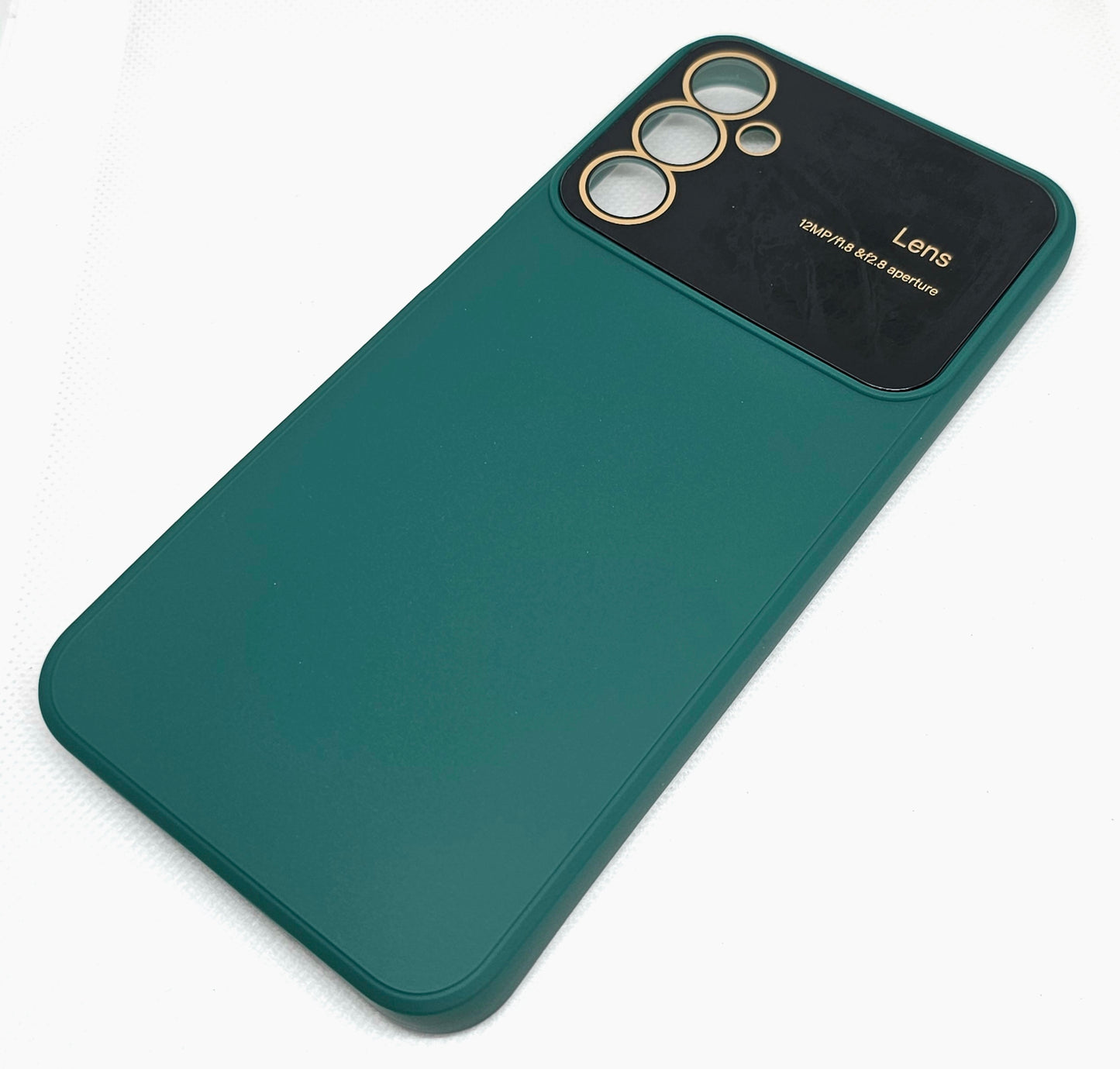 Samsung A14(5G) Silicone Back Cover with Protective Lens