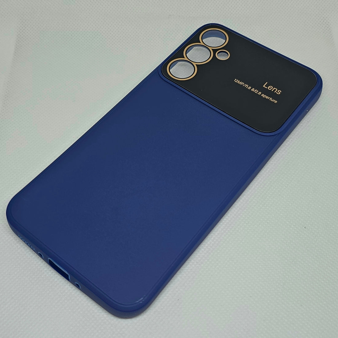 Samsung A34 (5G) Mobile Silicone Back Cover with Protective Lens