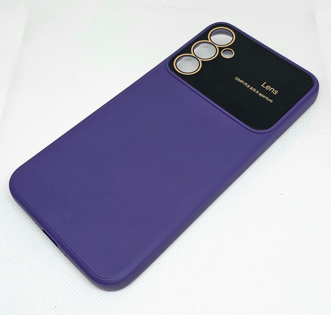 Samsung A34 (5G) Mobile Silicone Back Cover with Protective Lens