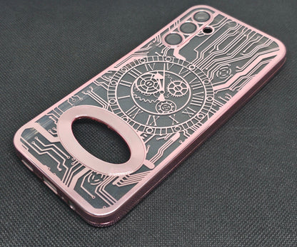 Mi 11 Prime (5G)  Mobile Back Cover with CD Watch Machine Design soft